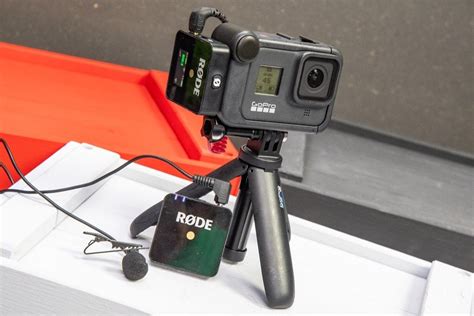 STYLE: small, light, sturdy, plug-and-play. . Rode mic for gopro